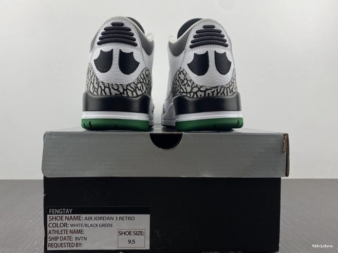 Cheap TBK Retro 3 White Crew Ducks Oregon Pit Jordan 594282233 0823